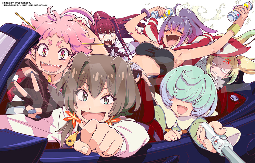 キャラクター原案:ことぶきつかさ描き下ろしBlu-ray BOX特典デジパックイラスト